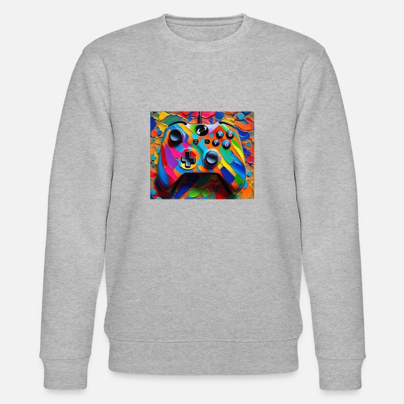 Colourbomb Controller - Stanley/Stella Unisex Bio-Sweatshirt CHANGER  - Grau meliert