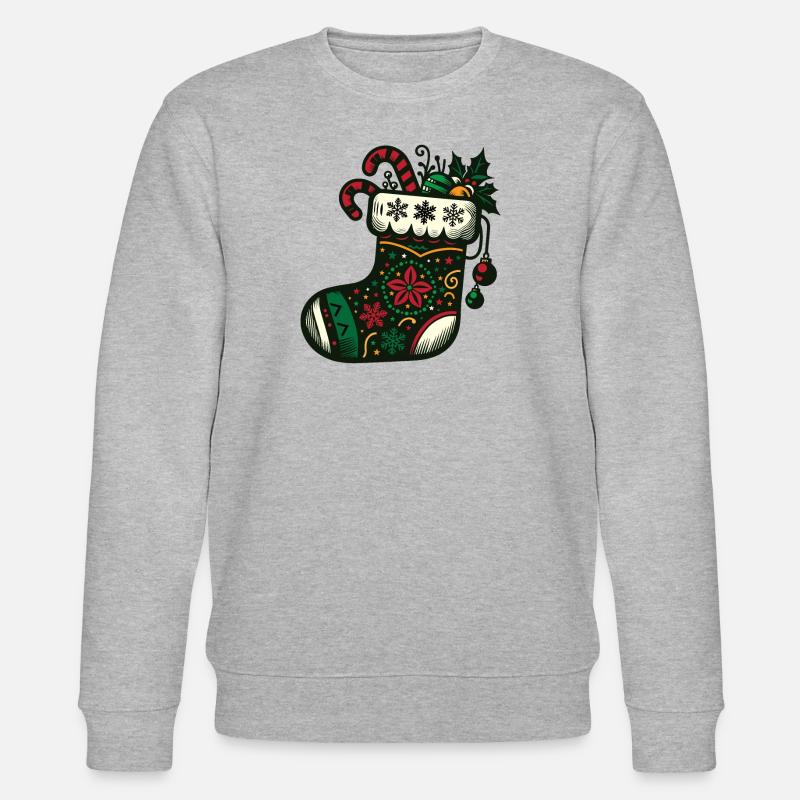 Bas de Noël - Sweat bio CHANGER Stanley/Stella Unisexe - gris chiné