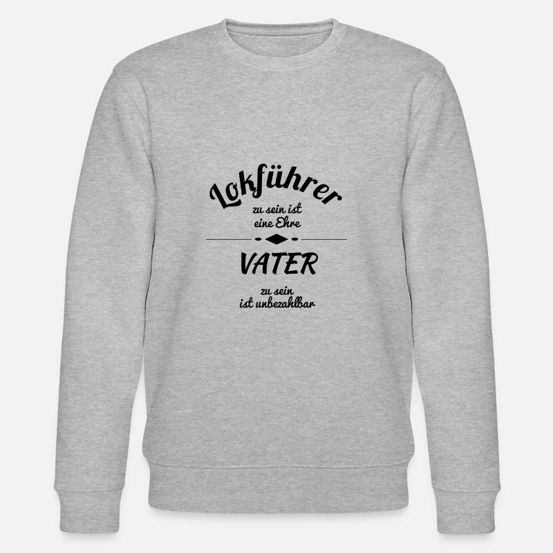 Lokführer - Stanley/Stella Unisex Bio-Sweatshirt CHANGER  - Grau meliert