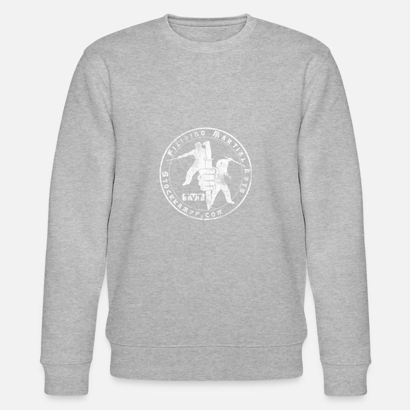 Stockkampf.com Logo Rond - Sweat bio CHANGER Stanley/Stella Unisexe - gris chiné