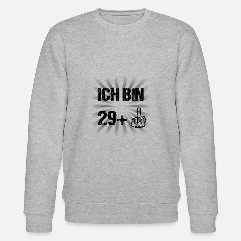 Spruch - Stanley/Stella Unisex Bio-Sweatshirt CHANGER  - Grau meliert