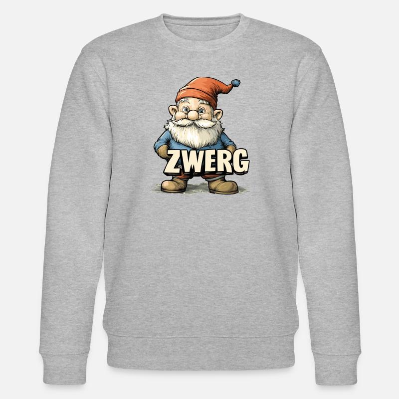 Gartenzwerg - Stanley/Stella Unisex Bio-Sweatshirt CHANGER  - Grau meliert