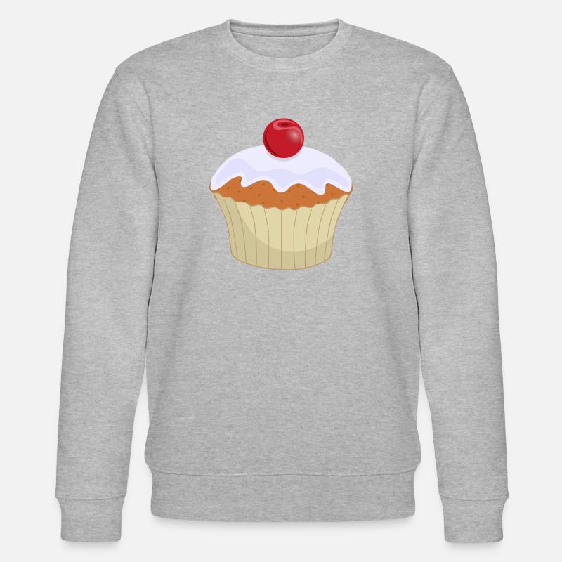 Cupcake - Stanley/Stella Unisex Bio-Sweatshirt CHANGER  - Grau meliert