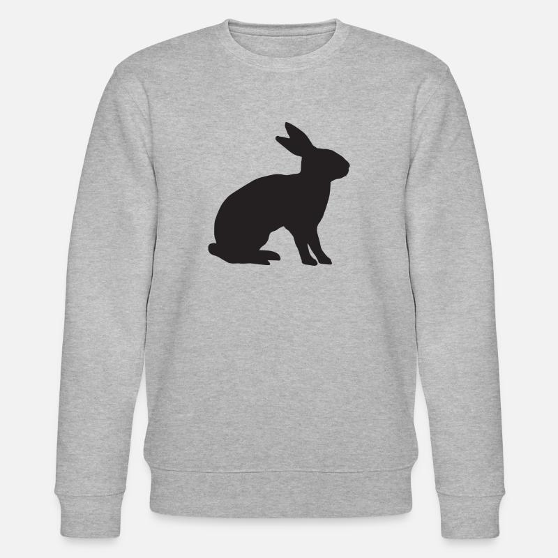 rabbit - Sweat bio CHANGER Stanley/Stella Unisexe - gris chiné