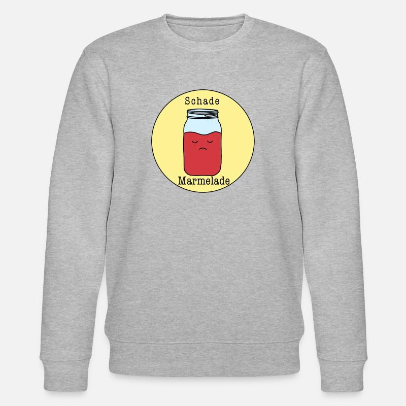 Schade Marmelade - Stanley/Stella Unisex Bio-Sweatshirt CHANGER  - Grau meliert