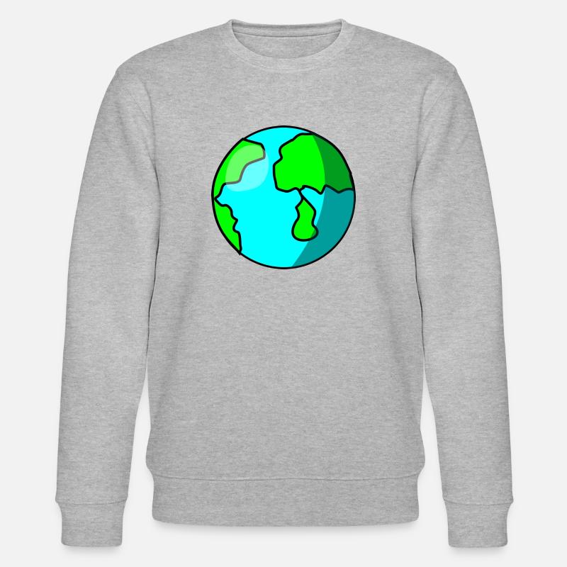 Welt - Stanley/Stella Unisex Bio-Sweatshirt CHANGER  - Grau meliert