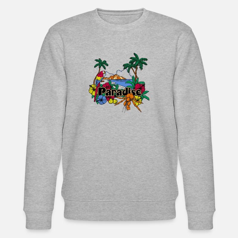 paradis 2 - Sweat bio CHANGER Stanley/Stella Unisexe - gris chiné