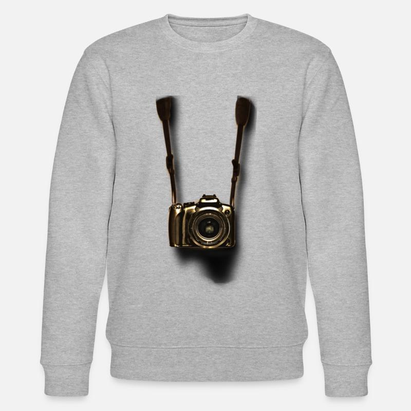 Camera - Stanley/Stella Unisex Bio-Sweatshirt CHANGER  - Grau meliert