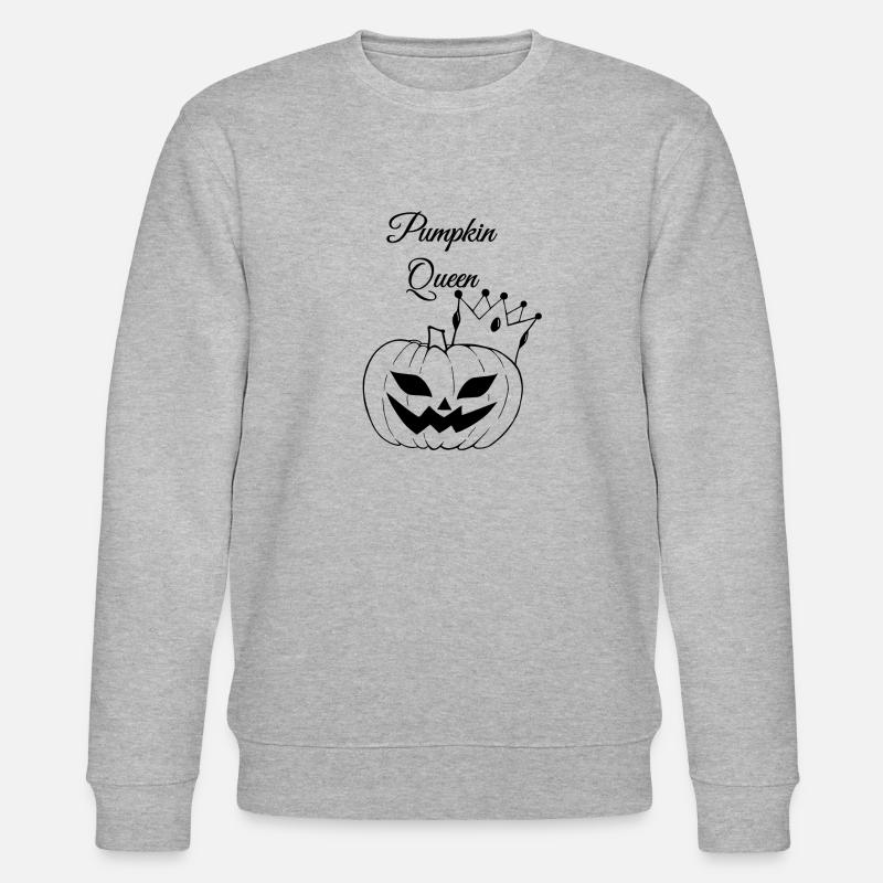 Pumpkin Queen - Stanley/Stella Unisex Bio-Sweatshirt CHANGER  - Grau meliert