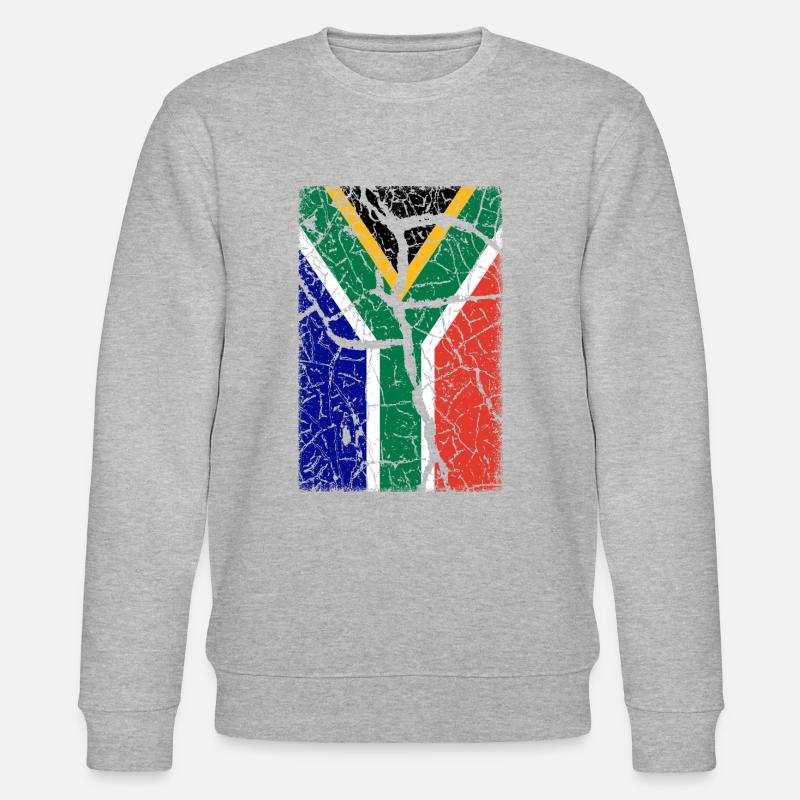 Afrique du Sud - Sweat bio CHANGER Stanley/Stella Unisexe - gris chiné