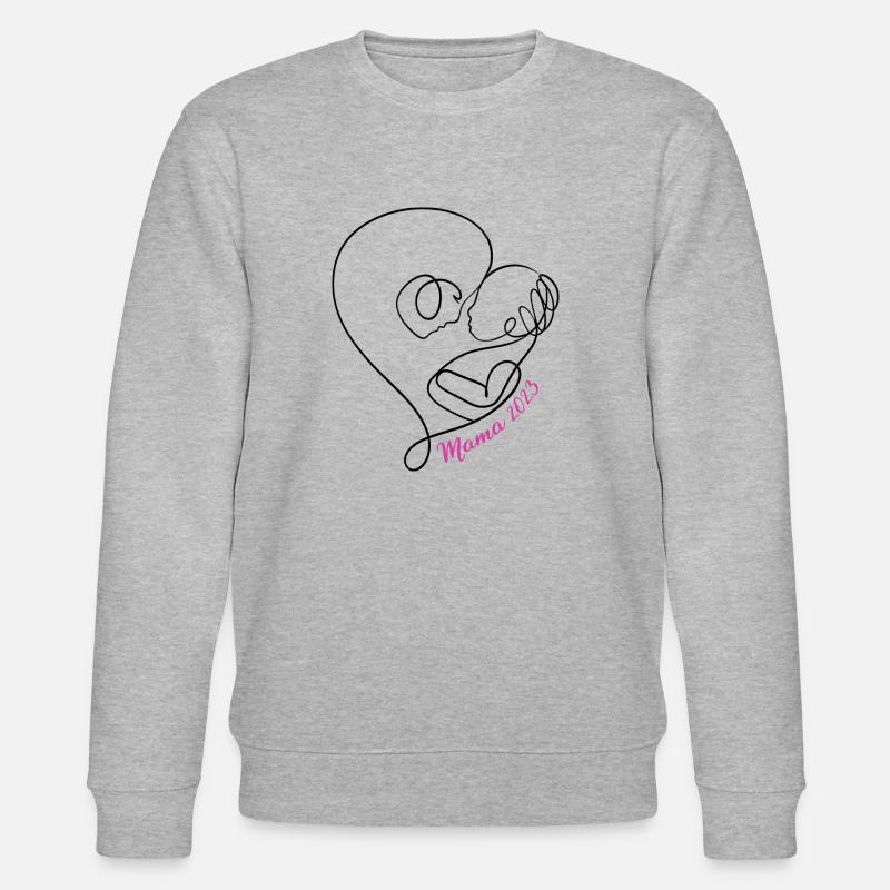 Mama 2023 - Stanley/Stella Unisex Bio-Sweatshirt CHANGER  - Grau meliert