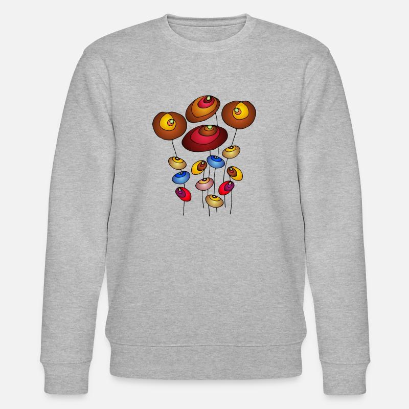 Fleur - Sweat bio CHANGER Stanley/Stella Unisexe - gris chiné