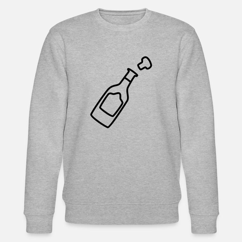 Bouteille de avec bouchon 1 - Sweat bio CHANGER Stanley/Stella Unisexe - gris chiné
