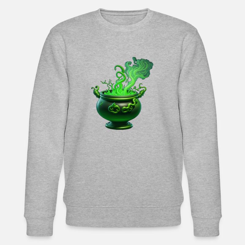 Chaudron de sorcière - Sweat bio CHANGER Stanley/Stella Unisexe - gris chiné