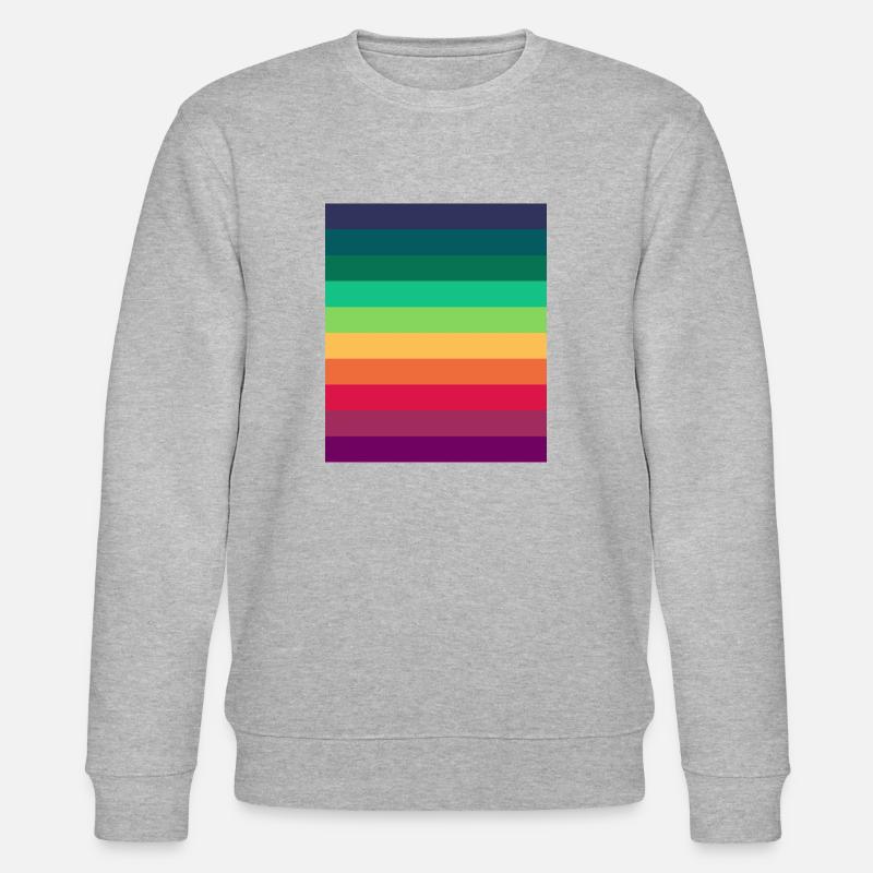 Regenbogen Fläche - Stanley/Stella Unisex Bio-Sweatshirt CHANGER  - Grau meliert