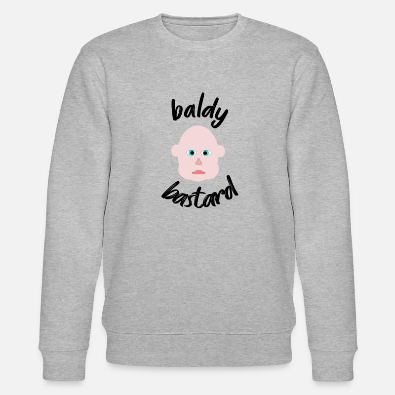 batard chauve - Sweat bio CHANGER Stanley/Stella Unisexe - gris chiné