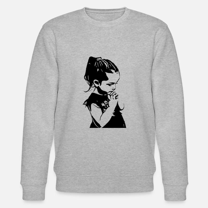 Mädchen - Stanley/Stella Unisex Bio-Sweatshirt CHANGER  - Grau meliert