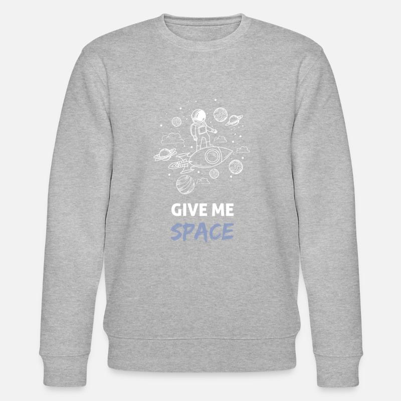 Donnez-moi de l'espace - Sweat bio CHANGER Stanley/Stella Unisexe - gris chiné