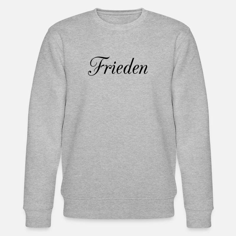 Frieden - Stanley/Stella Unisex Bio-Sweatshirt CHANGER  - Grau meliert