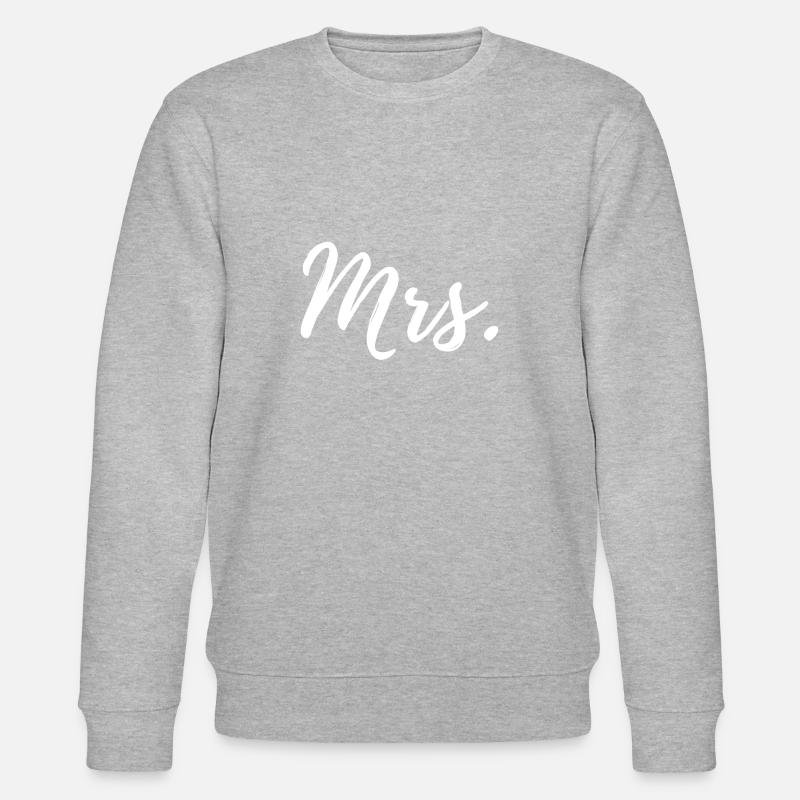 Hochzeit - Stanley/Stella Unisex Bio-Sweatshirt CHANGER  - Grau meliert
