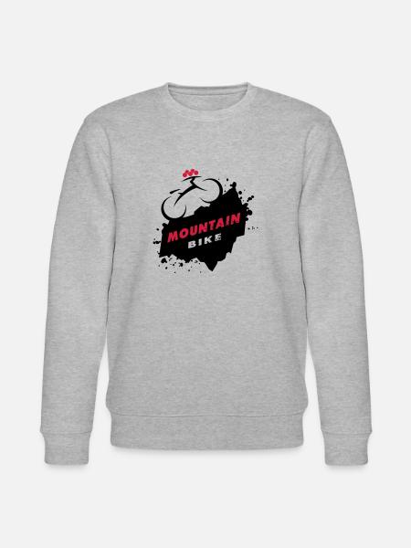 Black Forest Mountain Bike - Stanley/Stella Unisex Bio-Sweatshirt CHANGER - Grau meliert