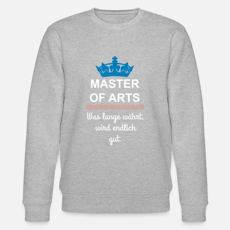 Master Studium - Stanley/Stella Unisex Bio-Sweatshirt CHANGER  - Grau meliert