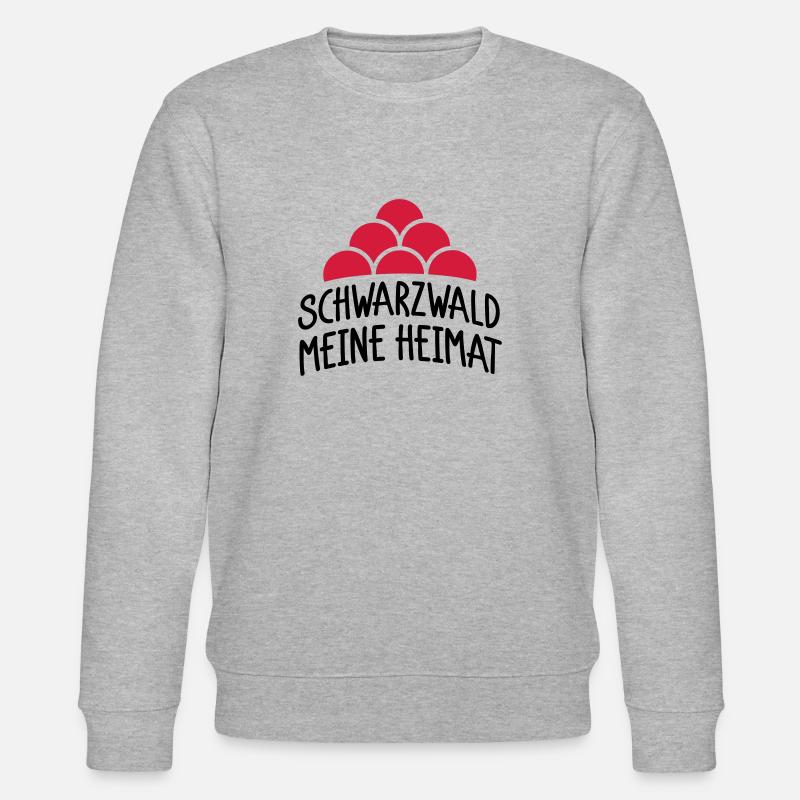 Schwarzwald meine Heimat - Stanley/Stella Unisex Bio-Sweatshirt CHANGER  - Grau meliert