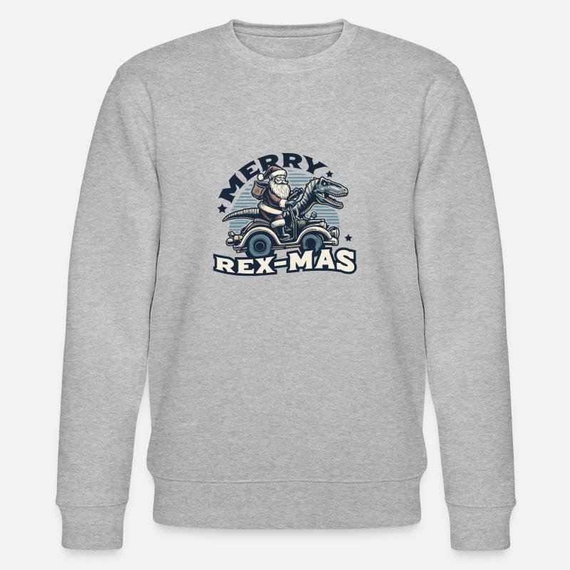 Merry Rexmas - Stanley/Stella Unisex Bio-Sweatshirt CHANGER  - Grau meliert