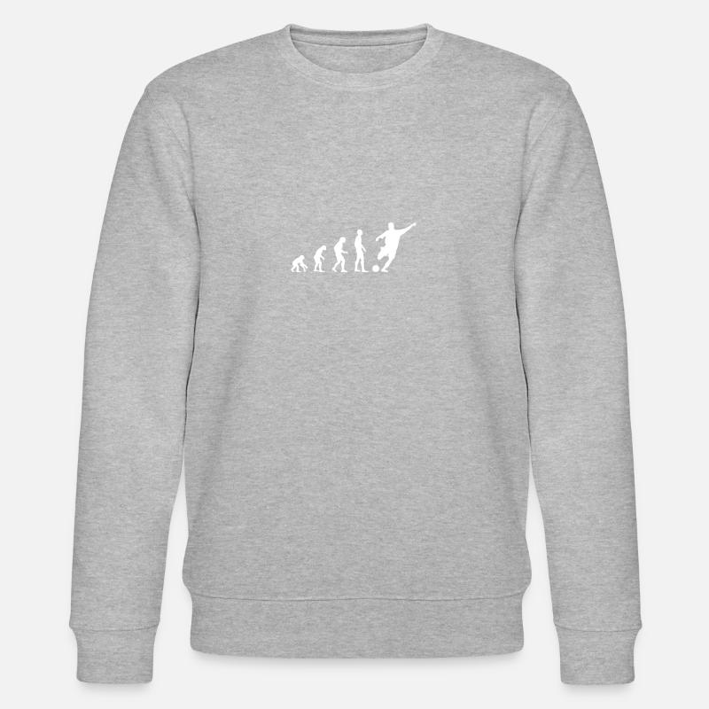 joueur de foot evolution - Sweat bio CHANGER Stanley/Stella Unisexe - gris chiné