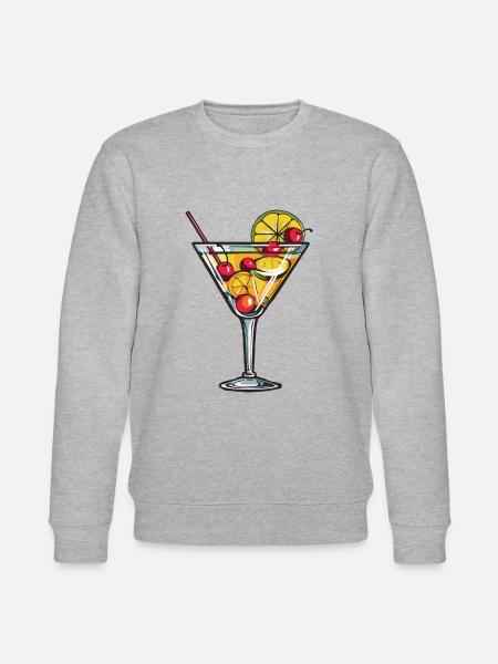 Limonade Drink - Stanley/Stella Unisex Bio-Sweatshirt CHANGER  - Grau meliert