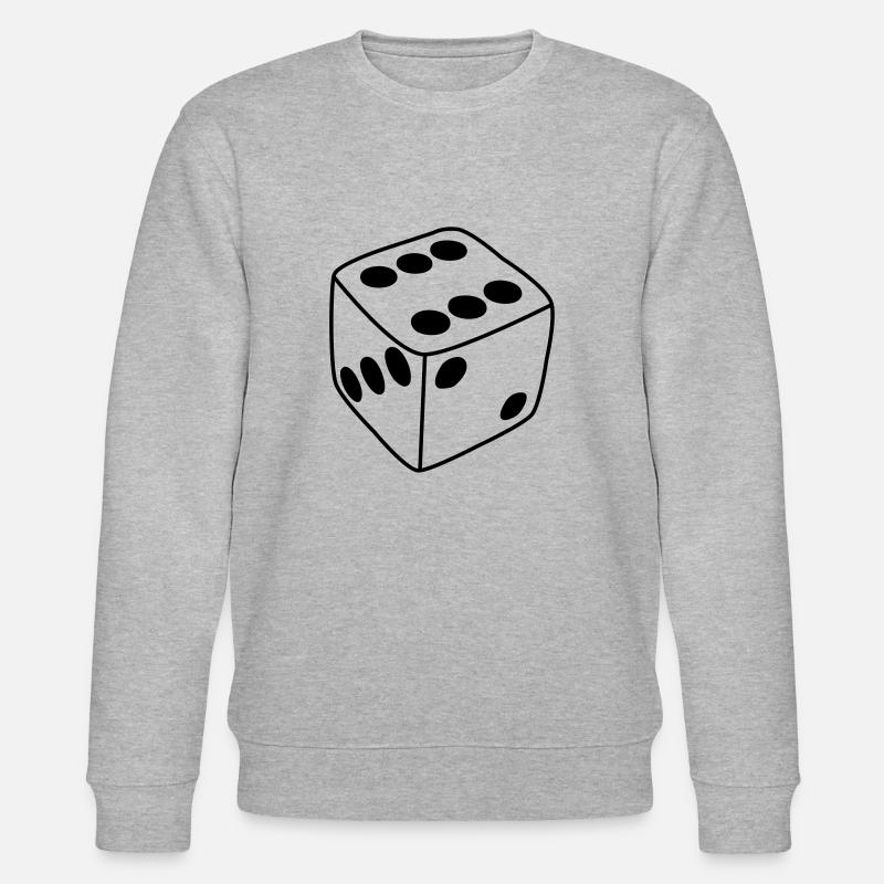 Würfel - Stanley/Stella Unisex Bio-Sweatshirt CHANGER  - Grau meliert
