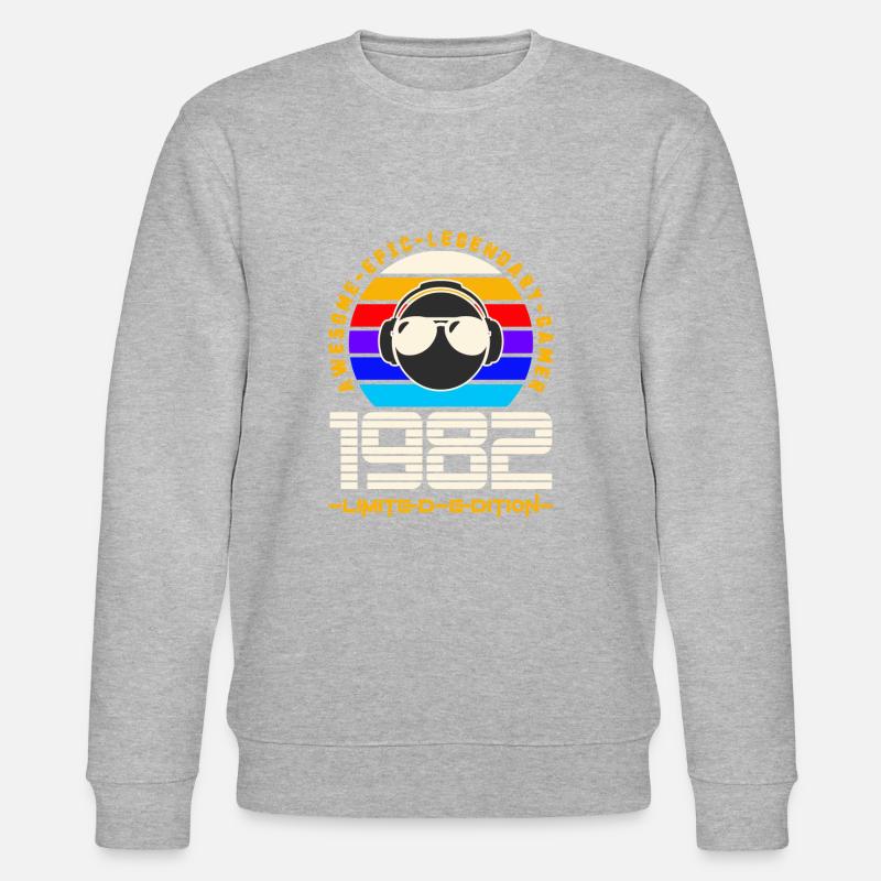 1982 - Sweat bio CHANGER Stanley/Stella Unisexe - gris chiné