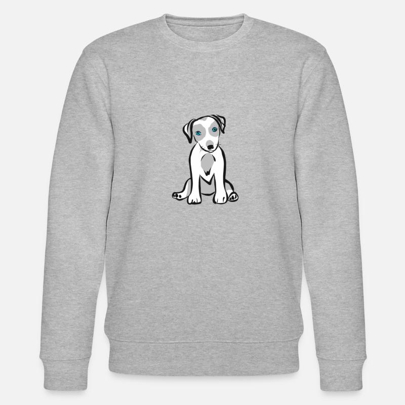 welpe - Stanley/Stella Unisex Bio-Sweatshirt CHANGER  - Grau meliert