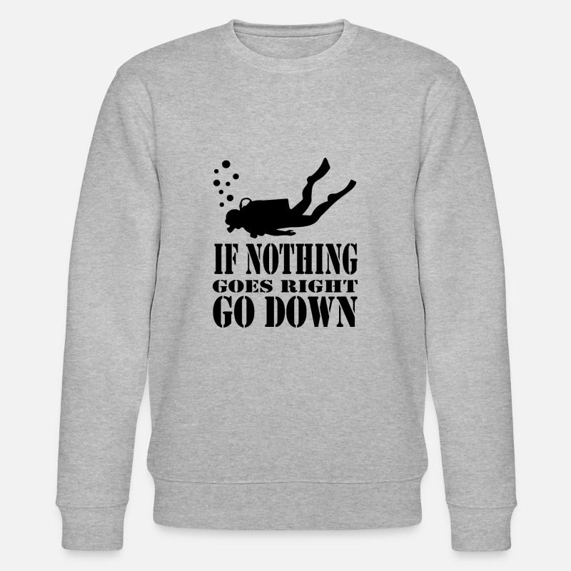 Diving Dive Dive - Stanley/Stella CHANGER Unisex Organic Sweatshirt - heather grey