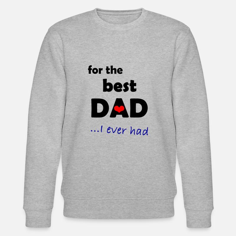 Dad 1 - Stanley/Stella Unisex Bio-Sweatshirt CHANGER  - Grau meliert