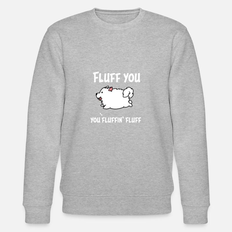 Chien Samoyède Fluff - Sweat bio CHANGER Stanley/Stella Unisexe - gris chiné