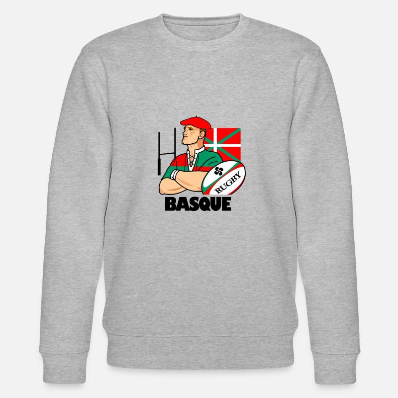 Rugby basque - Sweat bio CHANGER Stanley/Stella Unisexe - gris chiné