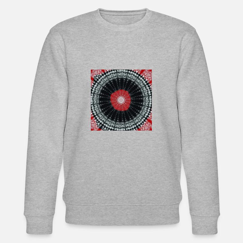 Mandala - Stanley/Stella Unisex Bio-Sweatshirt CHANGER  - Grau meliert
