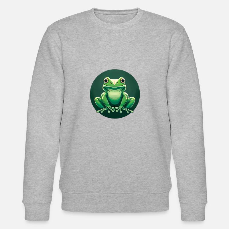 Frosch - Stanley/Stella Unisex Bio-Sweatshirt CHANGER  - Grau meliert