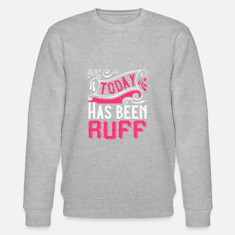Heute war Ruff - Stanley/Stella Unisex Bio-Sweatshirt CHANGER  - Grau meliert