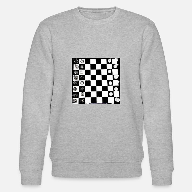 Échecs, Échiquier, Jeu d’échecs - Sweat bio CHANGER Stanley/Stella Unisexe - gris chiné