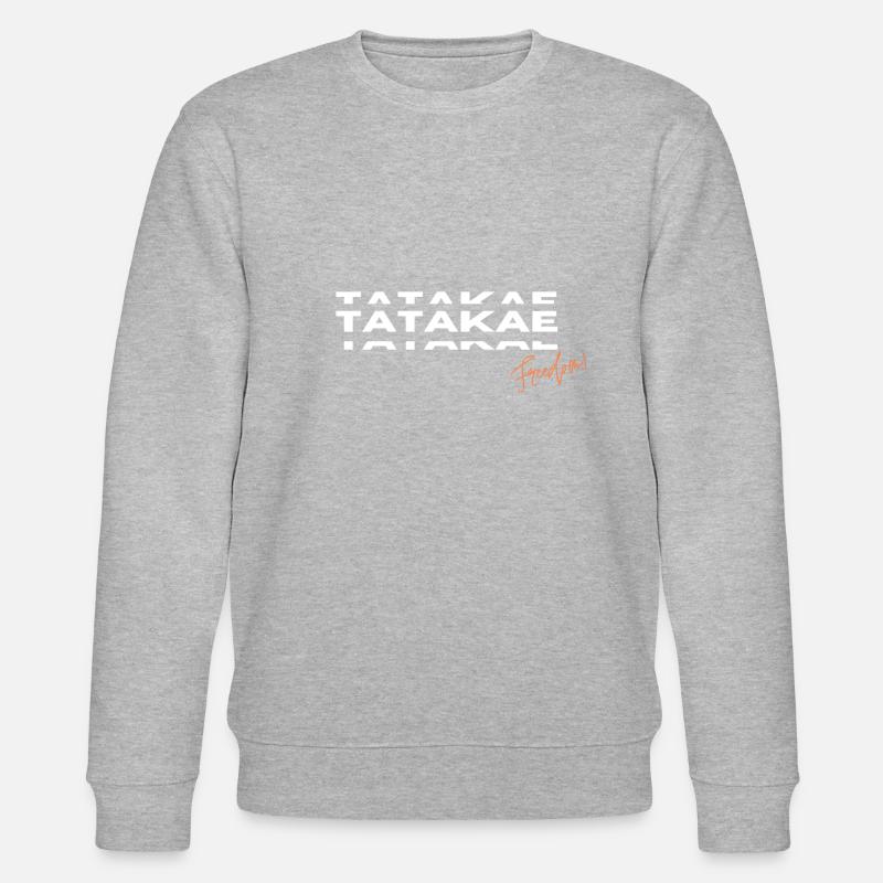 TATAKAE - Liberté - Sweat bio CHANGER Stanley/Stella Unisexe - gris chiné