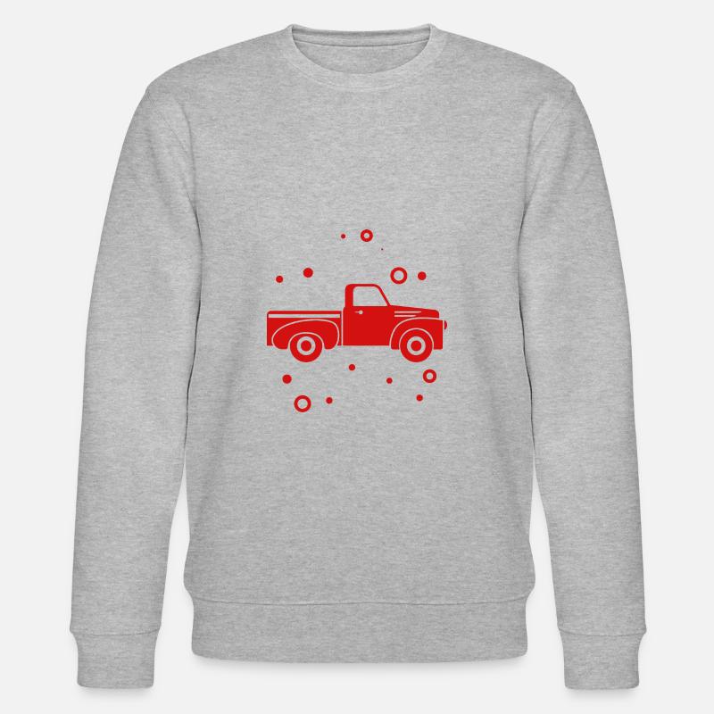 Auto - Pick Up - Oldtimer - Nostalgic - Stanley/Stella CHANGER Unisex Organic Sweatshirt - heather grey