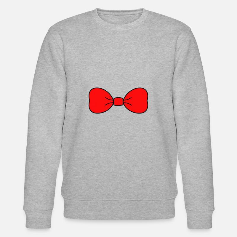 NODE. BOW TIE - Stanley/Stella CHANGER Unisex Organic Sweatshirt - heather grey