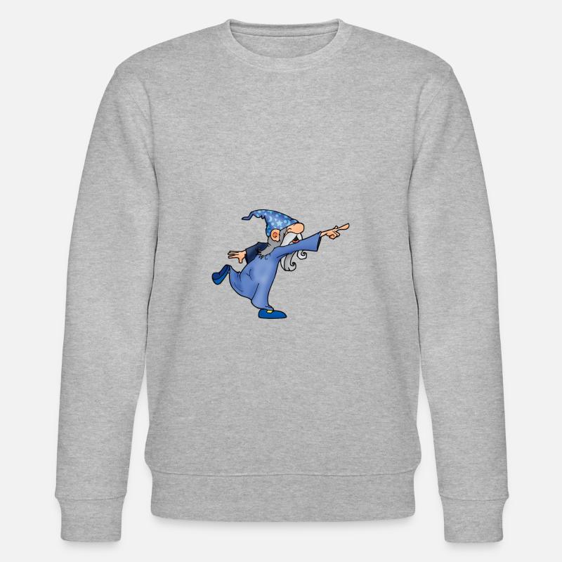 Wizzy Wizard - Stanley/Stella Unisex Bio-Sweatshirt CHANGER  - Grau meliert