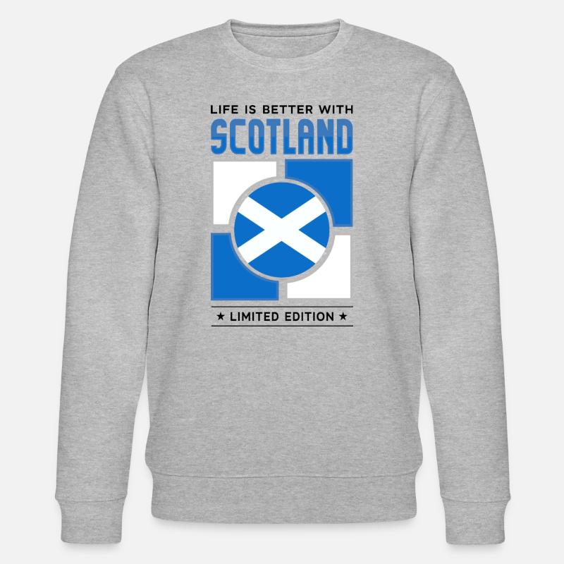 Scotland - Stanley/Stella Unisex Bio-Sweatshirt CHANGER  - Grau meliert