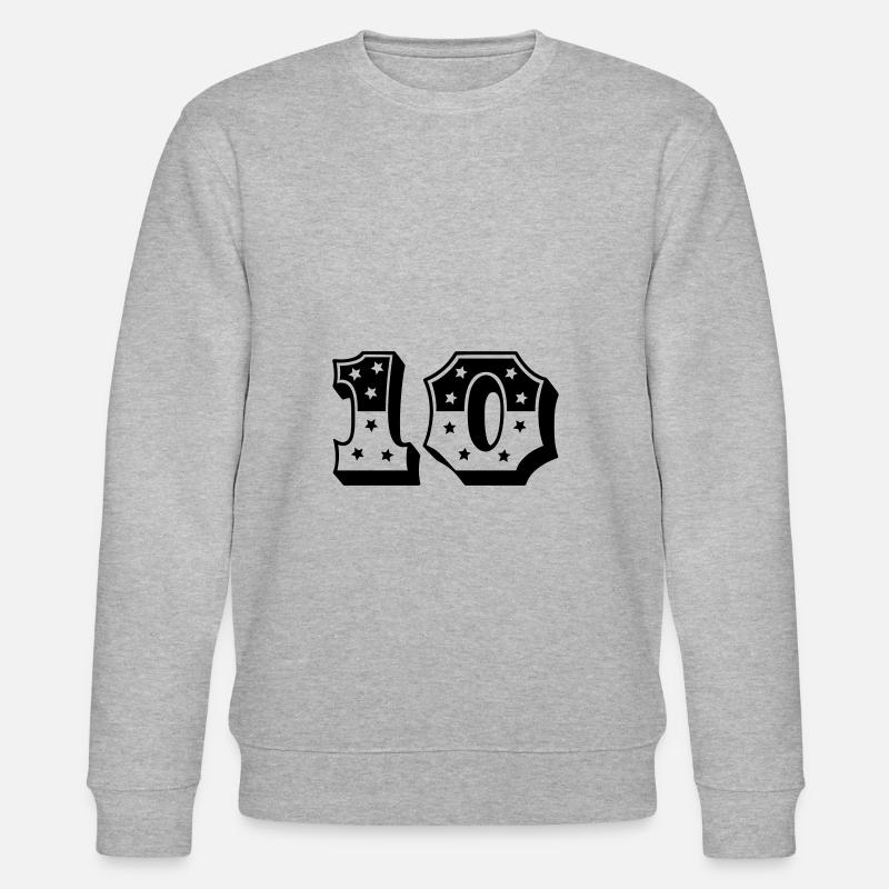 Zehn - Stanley/Stella Unisex Bio-Sweatshirt CHANGER  - Grau meliert