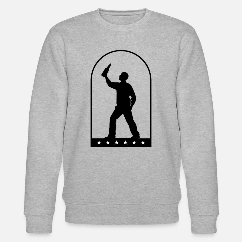 Trinken Flasche Bier - Stanley/Stella Unisex Bio-Sweatshirt CHANGER  - Grau meliert