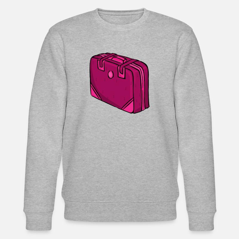 backpack suitcase backpack bag briefcase122 - Stanley/Stella CHANGER Unisex Organic Sweatshirt - heather grey