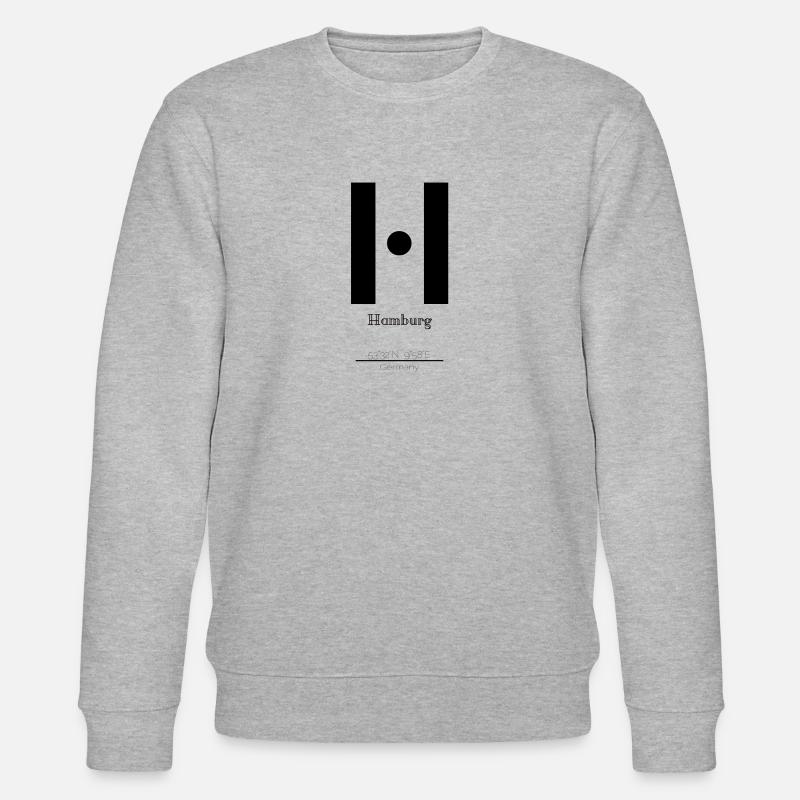 Hamburg - Stanley/Stella Unisex Bio-Sweatshirt CHANGER  - Grau meliert